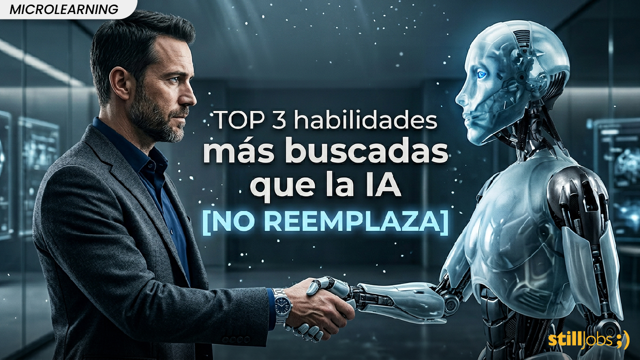 Microlearning I TOP 3 habilidades + buscadas que la IA no reemplaza